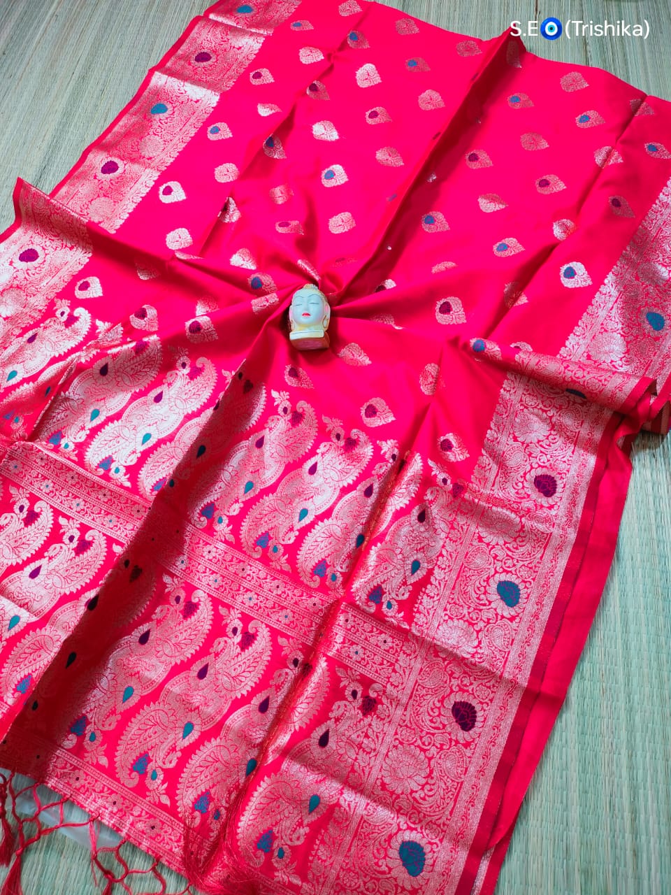 Soft Banarasi Silk Mina Buta Work Saree