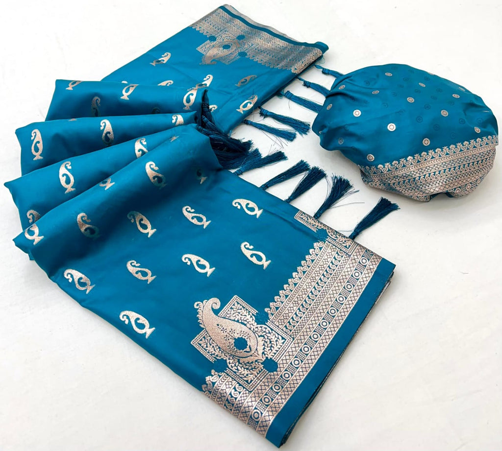 Super Soft Pure Doulton Mashru Kathan Silk Saree with Blouse Piece