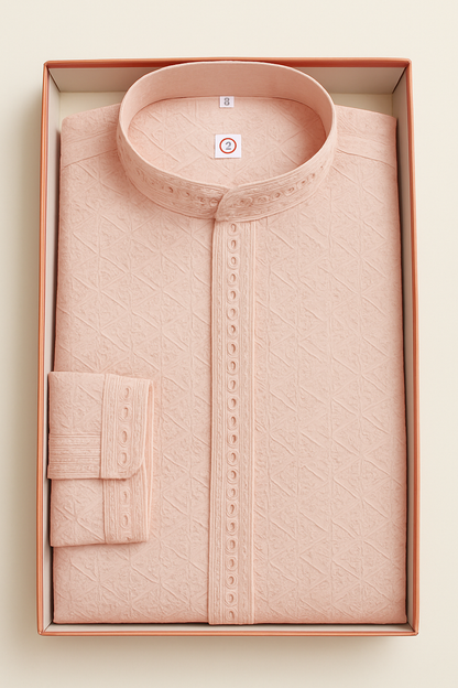Men’s Pink Kurta – Premium Cotton | Traditional & Festive Wear