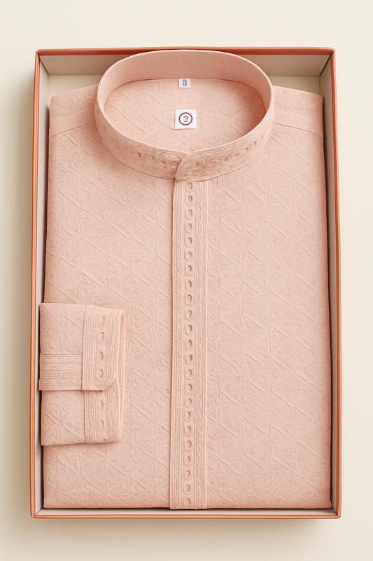 Men’s Pink Kurta – Premium Cotton | Traditional & Festive Wear